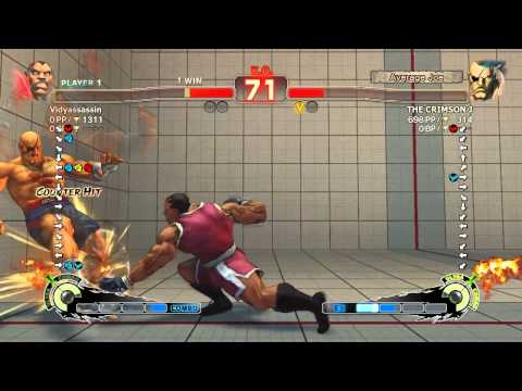 SSF4 AE: Vidyassassin (Boxer) vs THE CRIMSON J (Sagat)