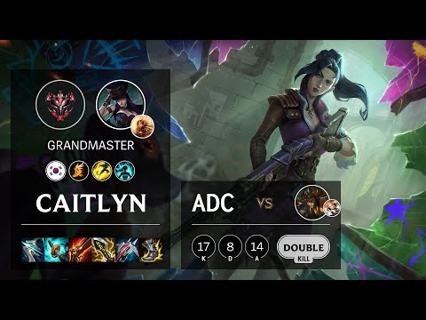 Caitlyn ADC vs Cassiopeia - KR Grandmaster Patch 11.24b