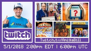 5/1/2018 - Amiga Variety Stream VCFSE Re-cap, Samia Halaby Screening, DPaint, and a game