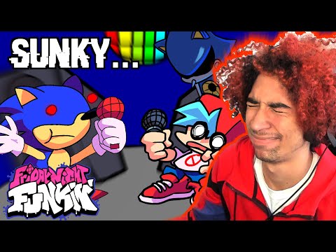 SUNKY IS HERE!!! (for some reason...) | Friday Night Funkin' Sonic.EXE Mod