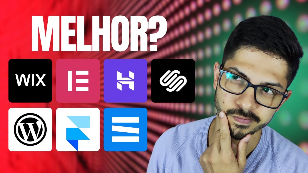 QUAL É O MELHOR CONSTRUTOR de SITES em 2024? WIX, HOSTINGER, WORDPRESS, FRAMER... VÍDEO COMPLETO