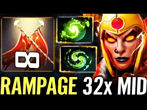 🔥 Legion Commander MID WTF 2x Refresher — 32 KILL RAMPAGE Max Damage Duel Dota 2 Pro