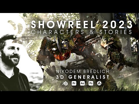 My Showreel 2023 - Characters & Stories - made in Blender