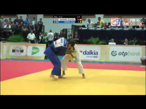 World Judo Championships Juniors, Miami 2014 Final -52kg BUCHARD  (FRA) - FLORIAN Larisa (ROU)