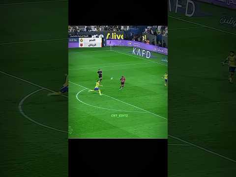 Ronaldo's volley shot Goal! 🚀#ronaldo #football #footballshorts #footballedits #volleygoal #alnassr