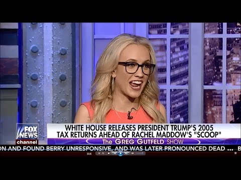 03-18-17 Kat Timpf on Gutfeld - Trump Tax Returns Burn MSNBC