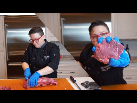 How to cut (fabricate) beef tenderloin into steaks