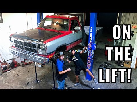 FIRST GEN CUMMINS GETS A HUGE LIFT KIT!!