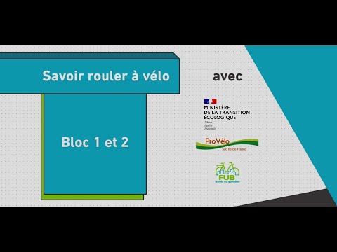 Bloc 1 et Bloc 2 du Savoir Rouler à Vélo (SRAV)