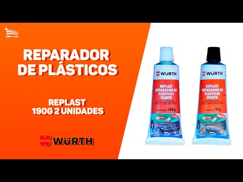 Reparador de Plásticos Replast 190g 2 Unidades - Video