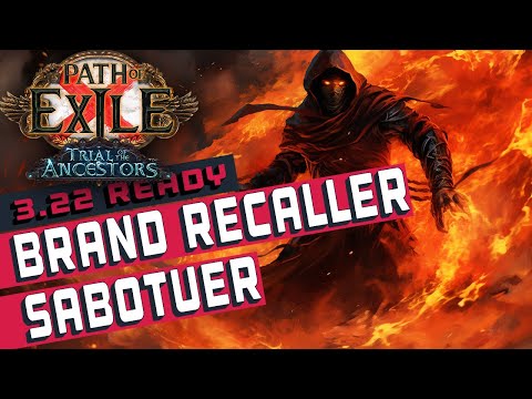 [3.22]ARCANIST BRAND RECALLER Saboteur Path of Exile Build Guide