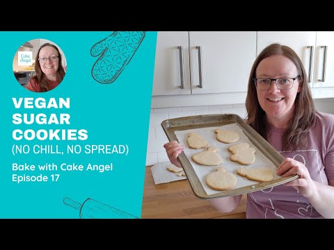 How to make Vegan sugar cookies | No chill, easy to make recipe | Dairy free! Gluten Free Option!!