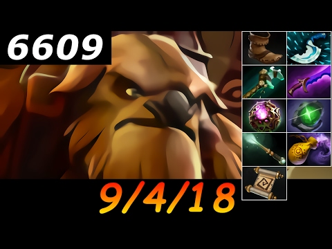Dota 2 Earthshaker 6609 MMR 9/4/18 (Kills/Deaths/Assists) Ranked Full Gameplay