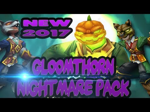 Wizard101: NEW GLOOMTHORN NIGHTMARE PACK OPENING 2017! WE GOT HEADLESS HORSEMAN TRAINED!