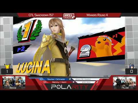 CFL Smackdown 157 WiiU - Rideae (Pikachu) vs Pillow (Lucina) - Winners R4