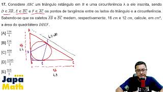 Prova Resolvida EsPCEx(2025 - 2026) - Matemática - Questão 17