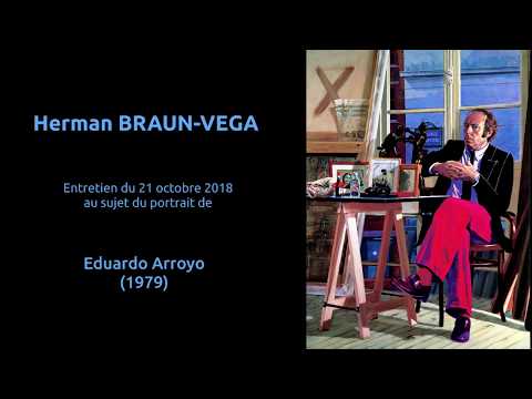 Eduardo Arroyo peint par Braun-Vega