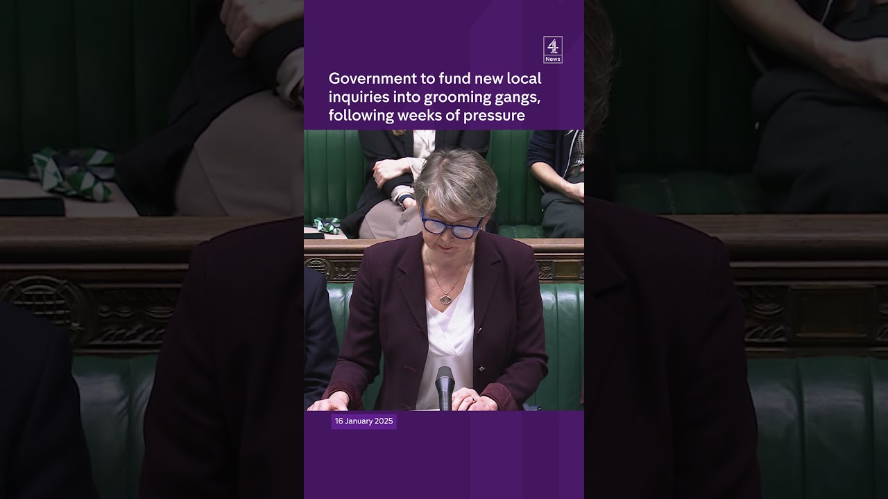 Govt announces new grooming gang inquiries