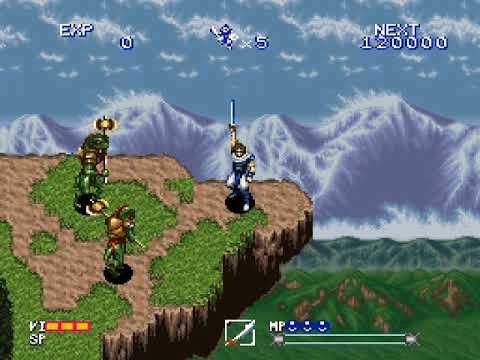 Alcahest SNES  Super Famicom   Super Nintendo SFC Demo Japan