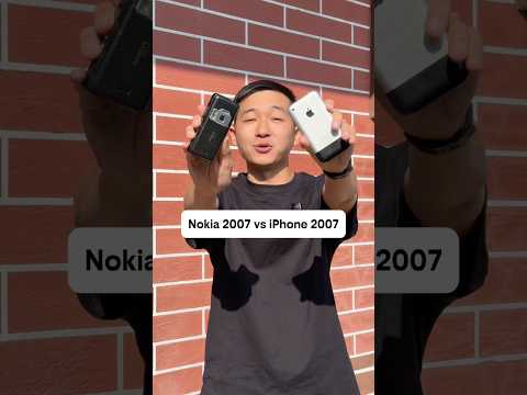 Фото на Nokia 2007 vs iPhone 2007