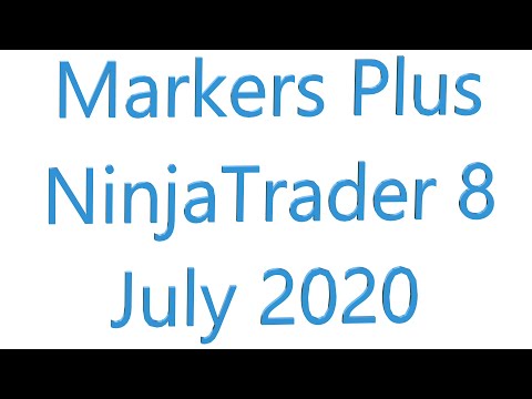 Markers Plus for NinjaTrader 8 -New Release from July of 2020