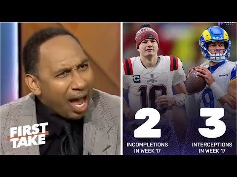 FIRST TAKE | "Stafford SOLD his MVP" - Stephen A. claims Maye MVP after Week 17 Rams loss to Falcons