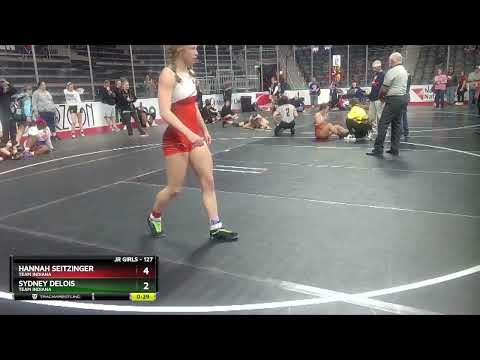 127 Lbs Champ. Round 2 - Hannah Seitzinger, Team Indiana Vs Sydney Delois, Team Indiana 05a4