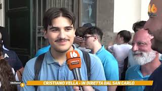 napoli al san carlo la conferenza show di mister allegri