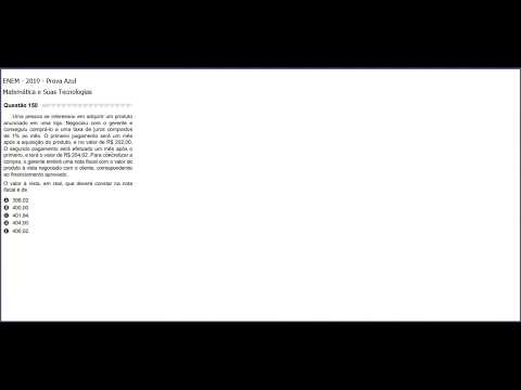ENEM - 2019 - Prova Azul - Questão 150 - Matemática