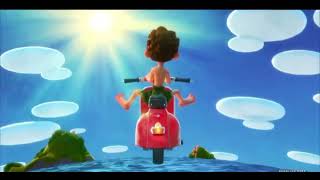 Luca,2022 HD: “Luca imaginary Vespa” : classic cartoon clip