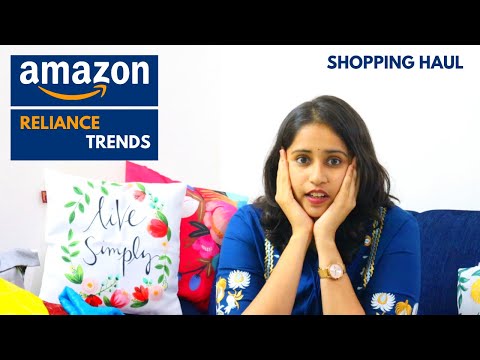 Amazon and Reliance Trends Shopping Haul