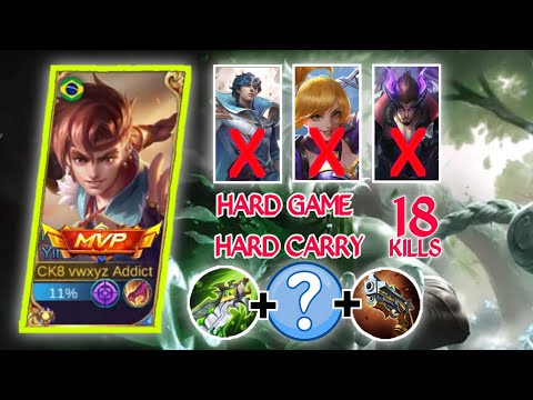 Hard Game And Hard Carry|Yin The Best Jungler 2023|Mobile Legends