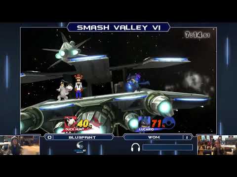 Smash Valley VI Wii U Singles - Blu3Pr1nt (Duck Hunt) vs Wom (Lucario) - Pools