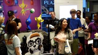 Animal Crossing: New Leaf Custom Design Making Summer Party at Nintendo World