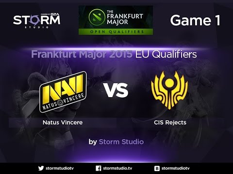 Na'Vi vs CIS-r, Frankfurt Major 2015, EU Qualifiers, 1 игра @Maelstormone & @LightOfHeavenx
