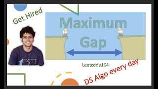 YouTube video 'Maximum Gap | Leetcode 164 | Live coding session | Leetcode Hard'