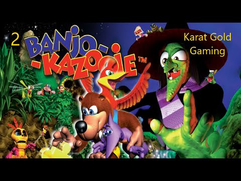 Banjo Kazooie Gameplay Walkthrough 2- Treasure Trove Cove- (No Commentary) #project64