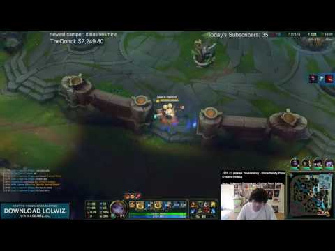 League Of Legends S7 — Dyrus as Poppy vs Jayce Top  Ranked Gameplay