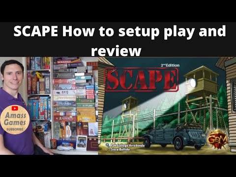 SCAPE How to set up, play and review by * AmassGames *