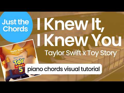 Piano Chords - I Knew It, I Knew You (Taylor Swift)