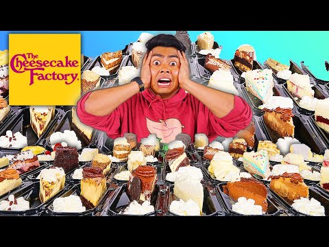Encomendei todos os cheesecakes da CHEESECAKE FACTORY!