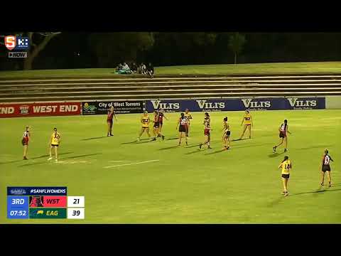 Rd 2 Hostplus SANFLW Snapshot - Eagle Mckenzie Dowrick kicks 2 classy goals