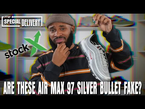 We got the Nike Air Max 97 “Silver Bullet” EARLY from StockX... Are they FAKE?! | Special Delivery