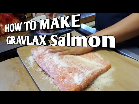 How to make Glavlax Salmon / Cured Salmon Recipes ( BUHAY AMERIKA)