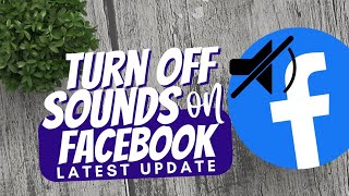How to turn off Sounds on Facebook App Android / iPhone 2022