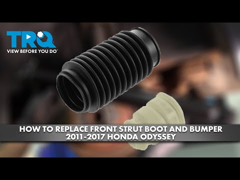 How to Replace Front Strut Boot and Bumper 2011-2017 Honda Odyssey