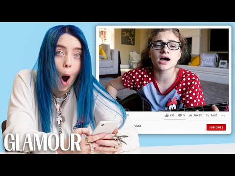 Billie Eilish Watches Fan Covers on YouTube | Glamour