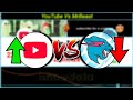 YouTube vs MrBeast - Subscriber Growth Comparison & Live Sub Count Race (2025 Update)