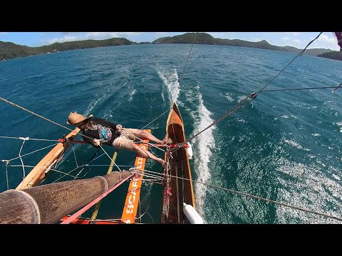 Sailing My Proa in More Wind! Waimea E3