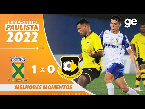Gols e lances de São Bernardo x Santo André